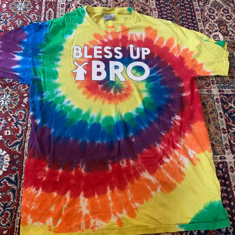 RARE DUTCH BROS BLESS UP BRO T-SHIRT SIZE L